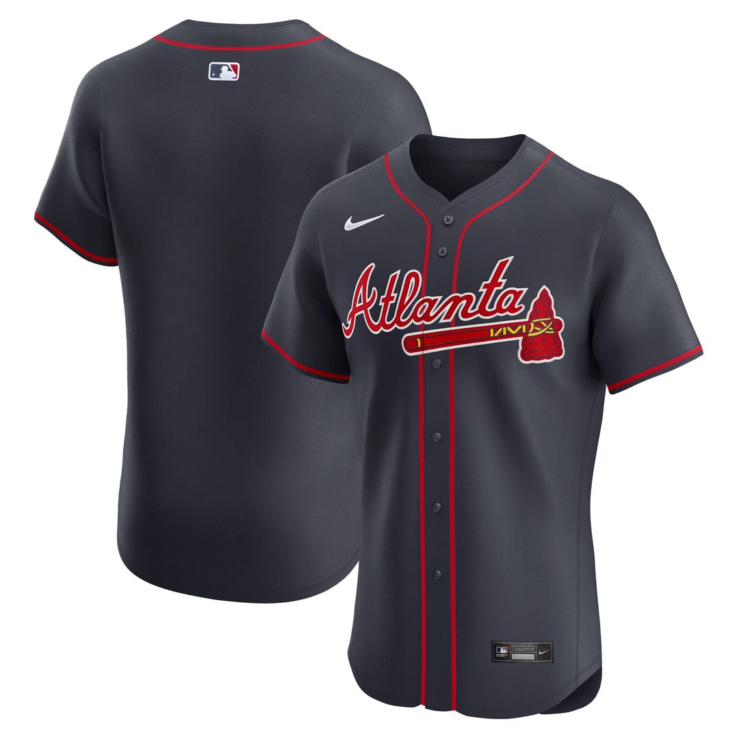Atlanta Braves Alternate Elite Jersey — Navy