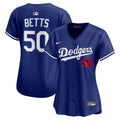 Los Angeles Dodgers Mookie Betts Women's Alternate 2 Limited Jersey — Royal
