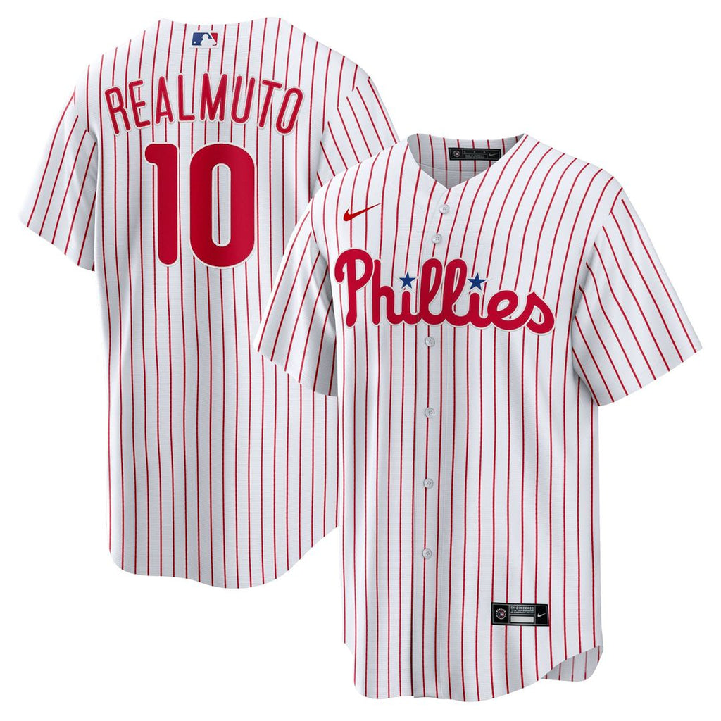 Philadelphia Phillies JT Realmuto Home Replica Player Name Jersey — White