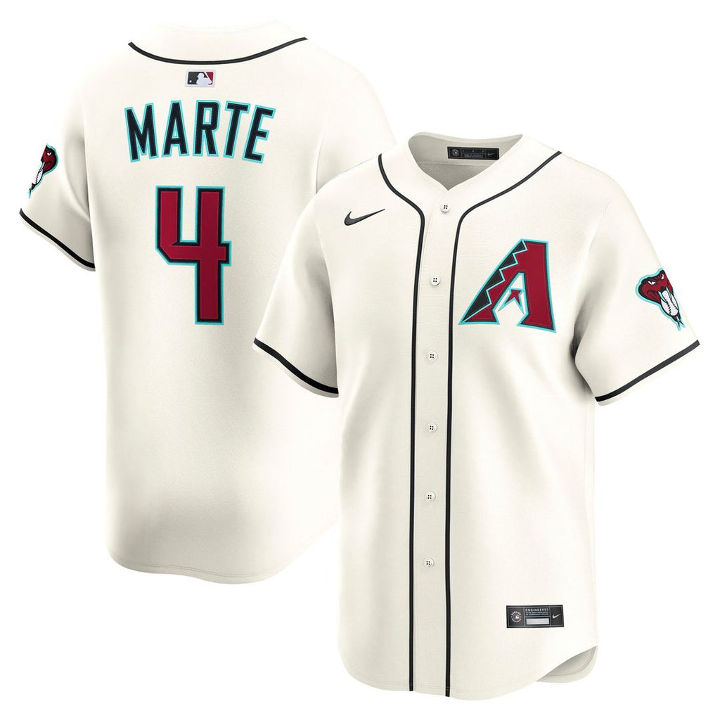 Arizona Diamondbacks Ketel Marte Home Limited Jersey — Cream