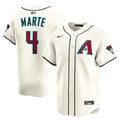 Arizona Diamondbacks Ketel Marte Home Limited Jersey — Cream