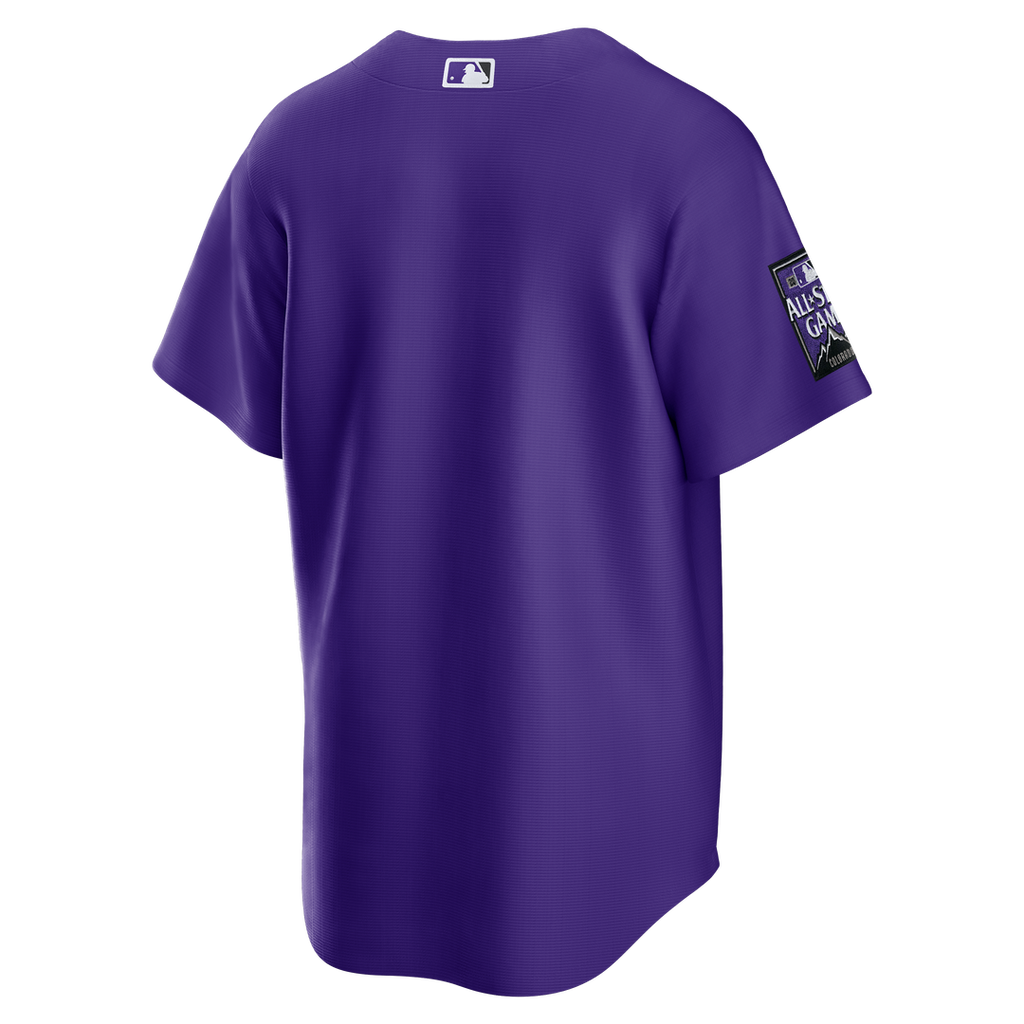 Colorado Rockies Alternate Replica Team Jersey — Purple