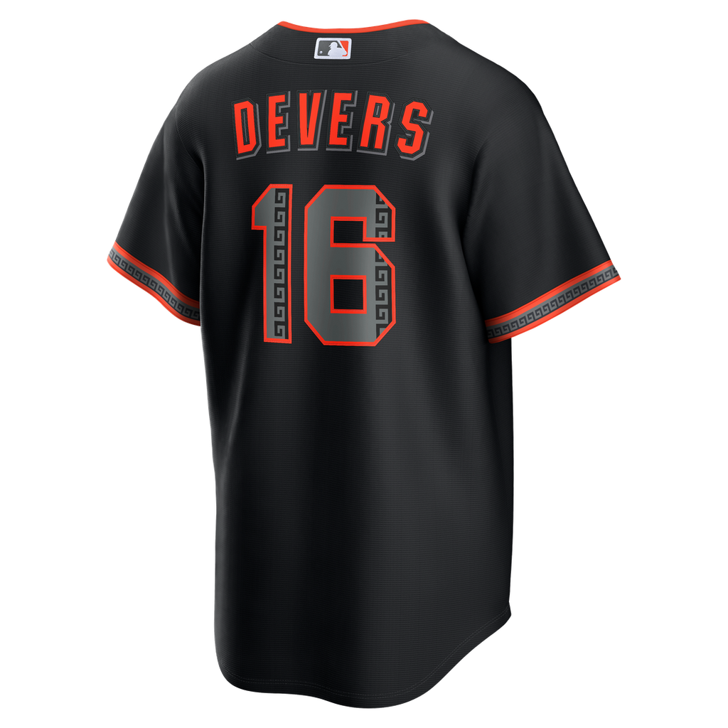 San Francisco Giants Rafael Devers Alternate Replica Jersey — Black