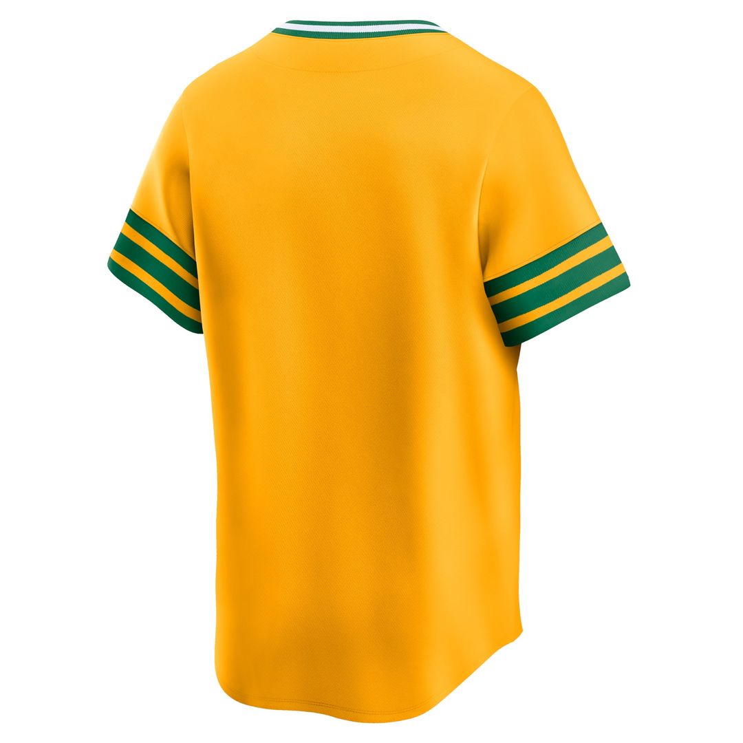 Athletics Cooperstown Limited Jersey — Gold