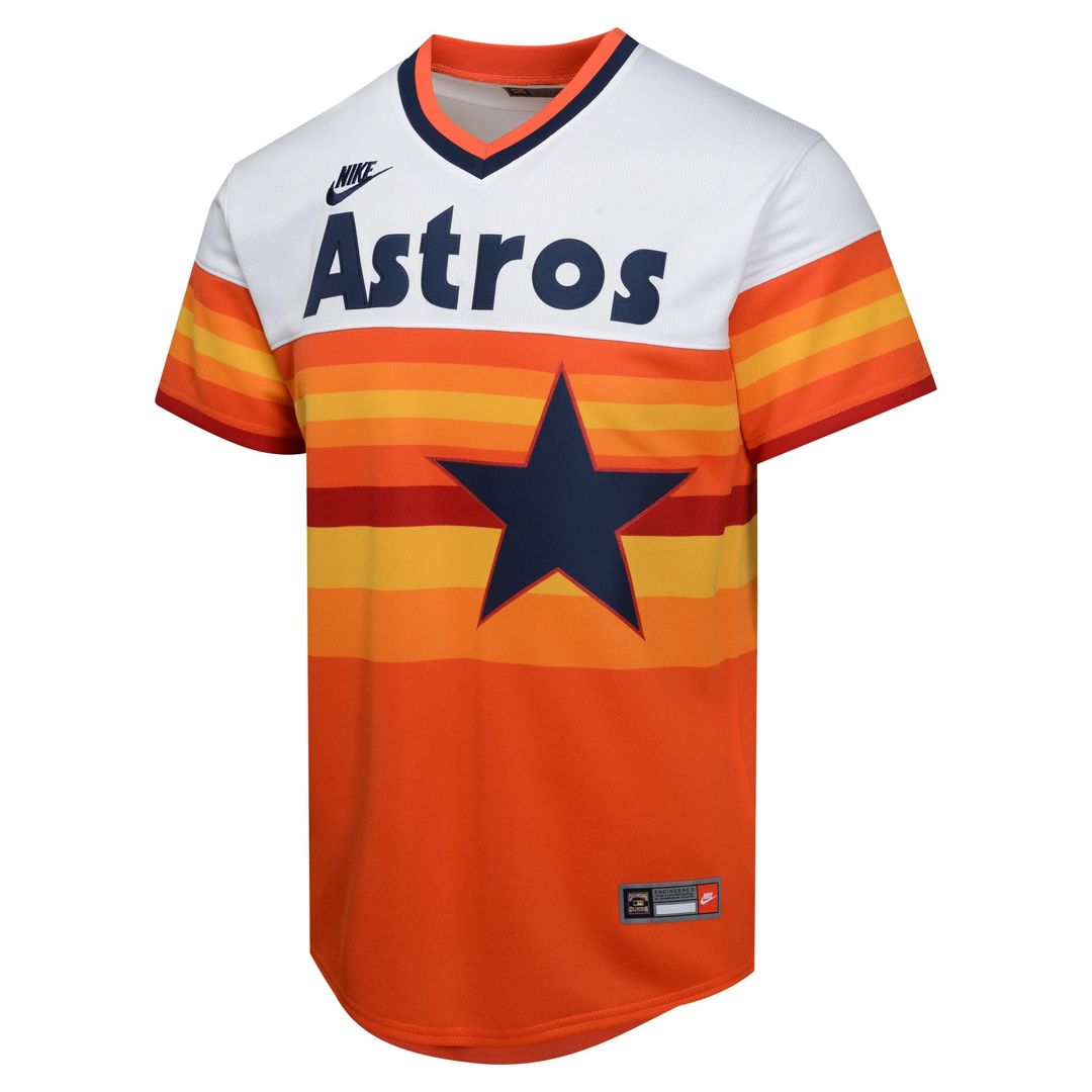 Houston Astros Nolan Ryan Youth Cooperstown Limited Jersey — White