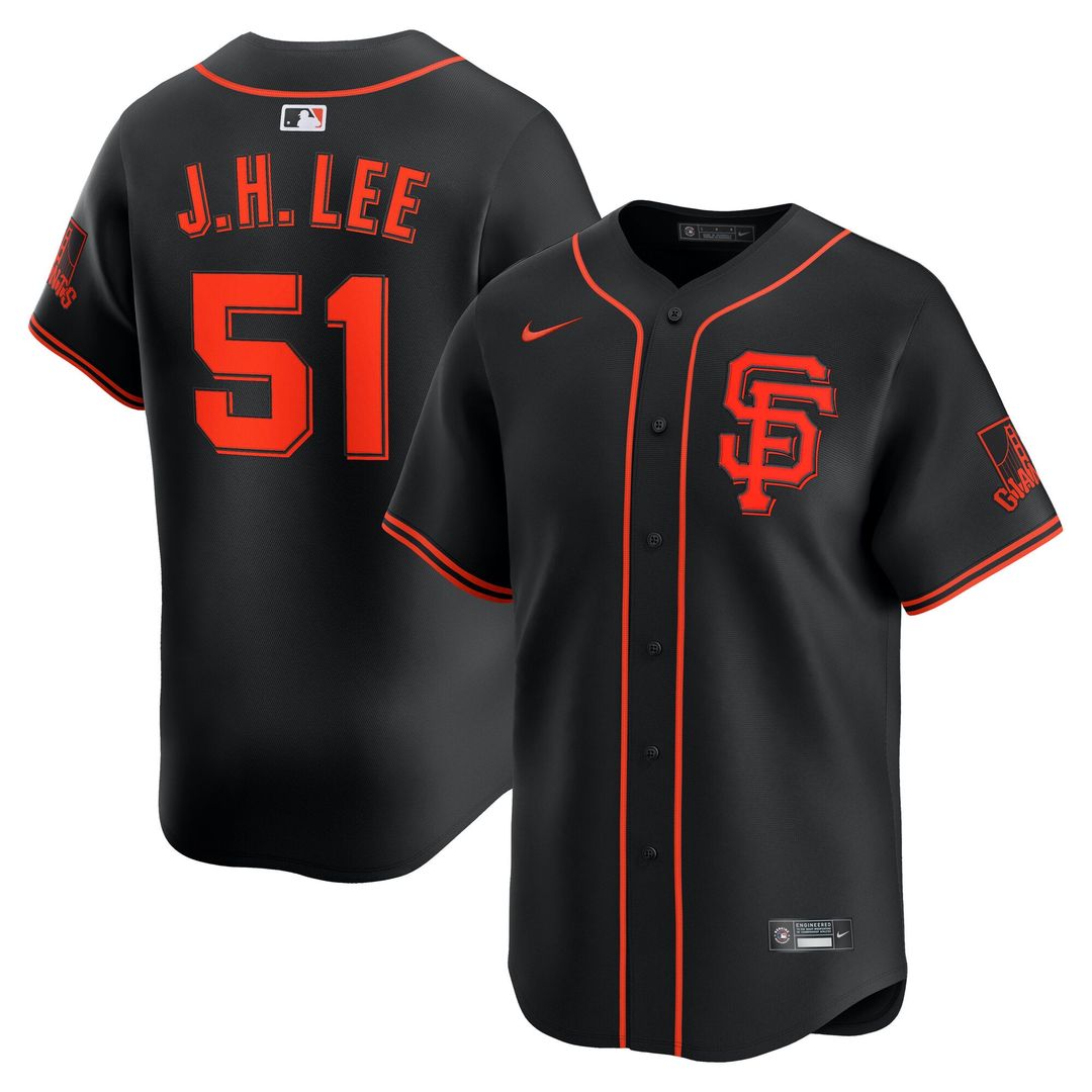San Francisco Giants Jung Hoo Lee Alternate Limited Jersey — Black