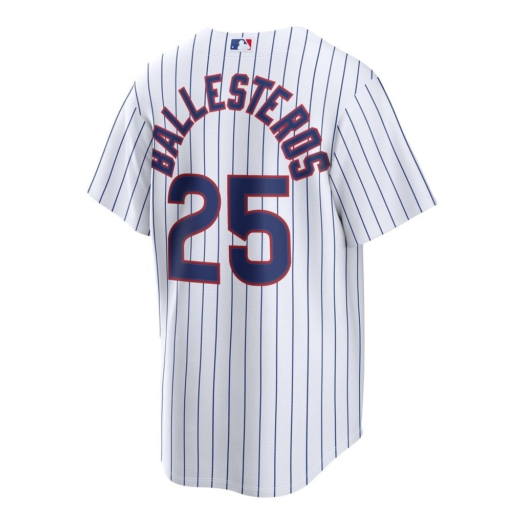 Chicago Cubs Moisés Ballesteros Home Replica Jersey — White