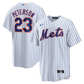 New York Mets David Peterson Home Replica Jersey — White