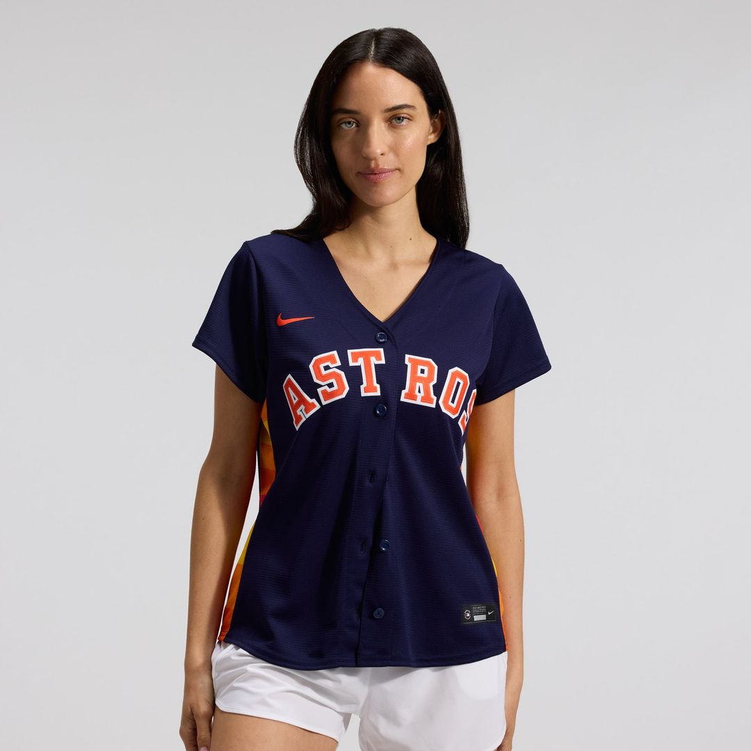 Houston Astros Jose Altuve Women's Alternate Replica Jersey — Navy