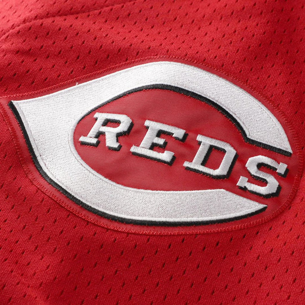 Cincinnati Reds Barry Larkin Throwback Cooperstown Mesh Batting Practice Jersey — Red