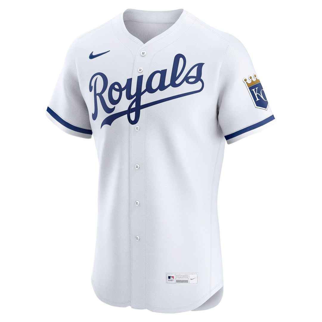 Kansas City Royals Home Elite Jersey — White