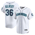 Seattle Mariners Logan Gilbert Home Limited Jersey — White