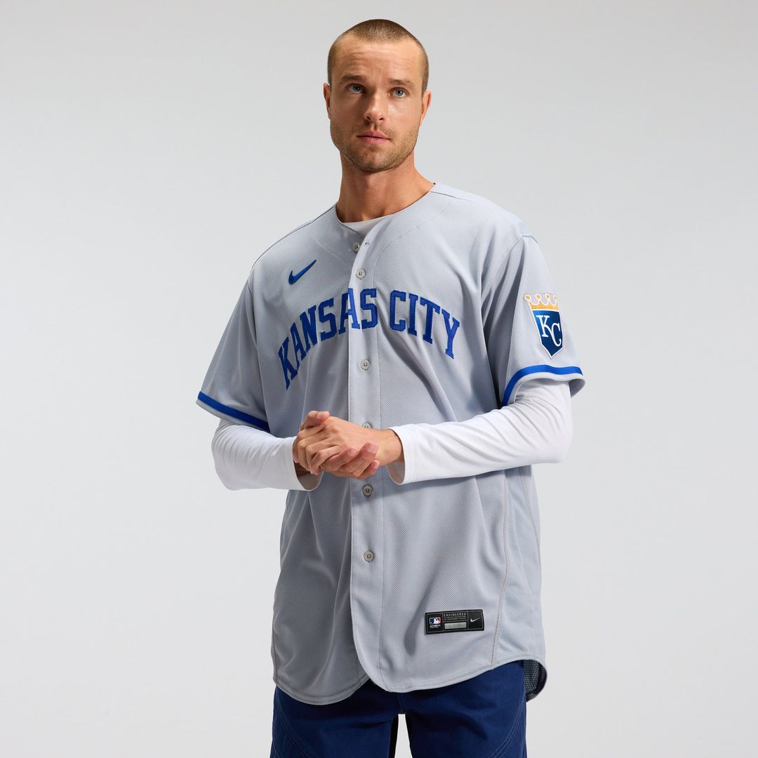 Kansas City Royals 2022 Road Authentic Jersey — Gray