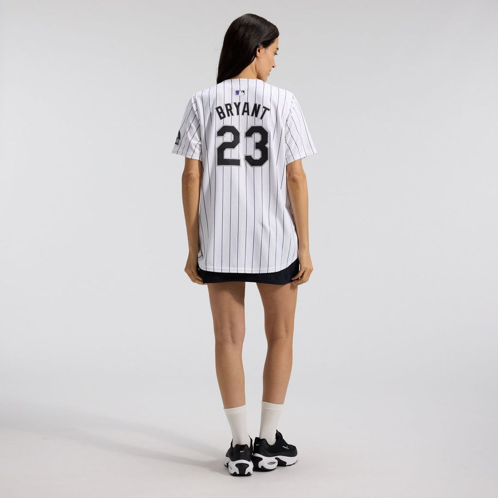 Colorado Rockies Kris Bryant Women's Home Limited Jersey — White