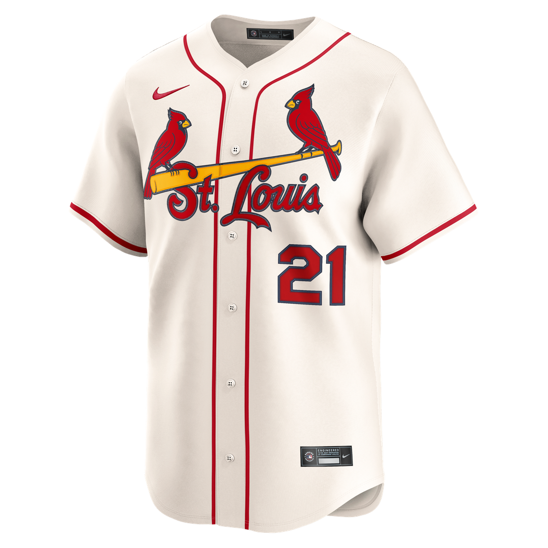St. Louis Cardinals Lars Nootbaar Alternate 2 Limited Jersey — Cream