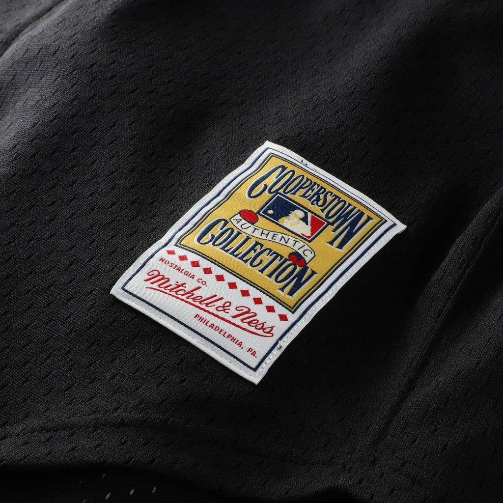 Arizona Diamondbacks Randy Johnson Cooperstown Mesh Batting Practice Button-Up Jersey — Black