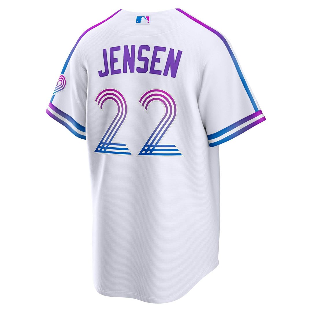 Kansas City Royals Carter Jensen 2026 City Connect Stadium Jersey — White