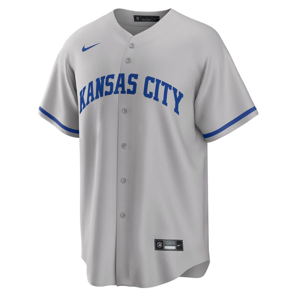 Kansas City Royals Road Replica Team Jersey — Gray