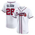 Atlanta Braves Matt Olson Home Elite Jersey — White