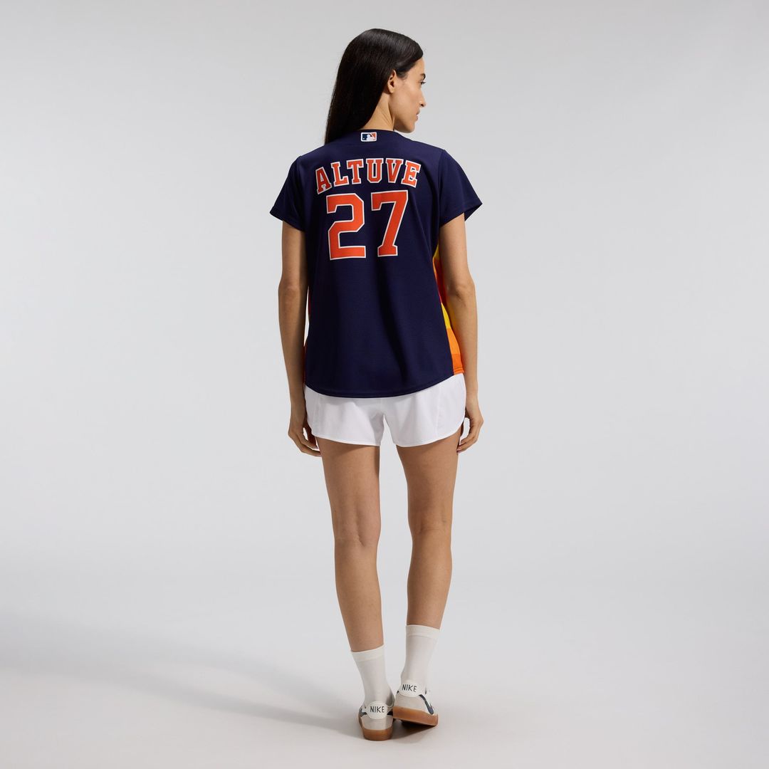 Houston Astros Jose Altuve Women's Alternate Replica Jersey — Navy