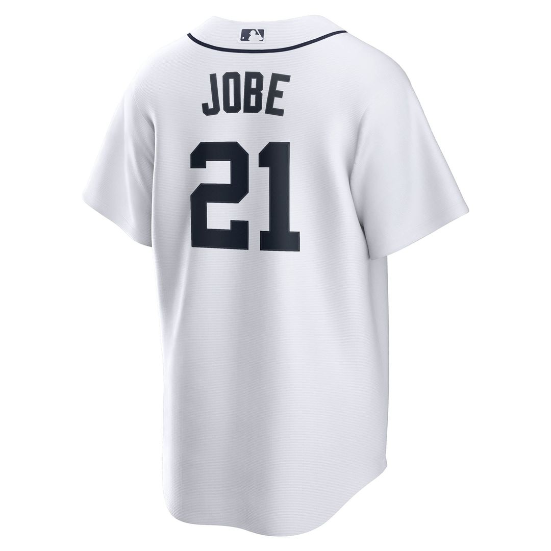 Detroit Tigers Jackson Jobe Home Replica Jersey — White