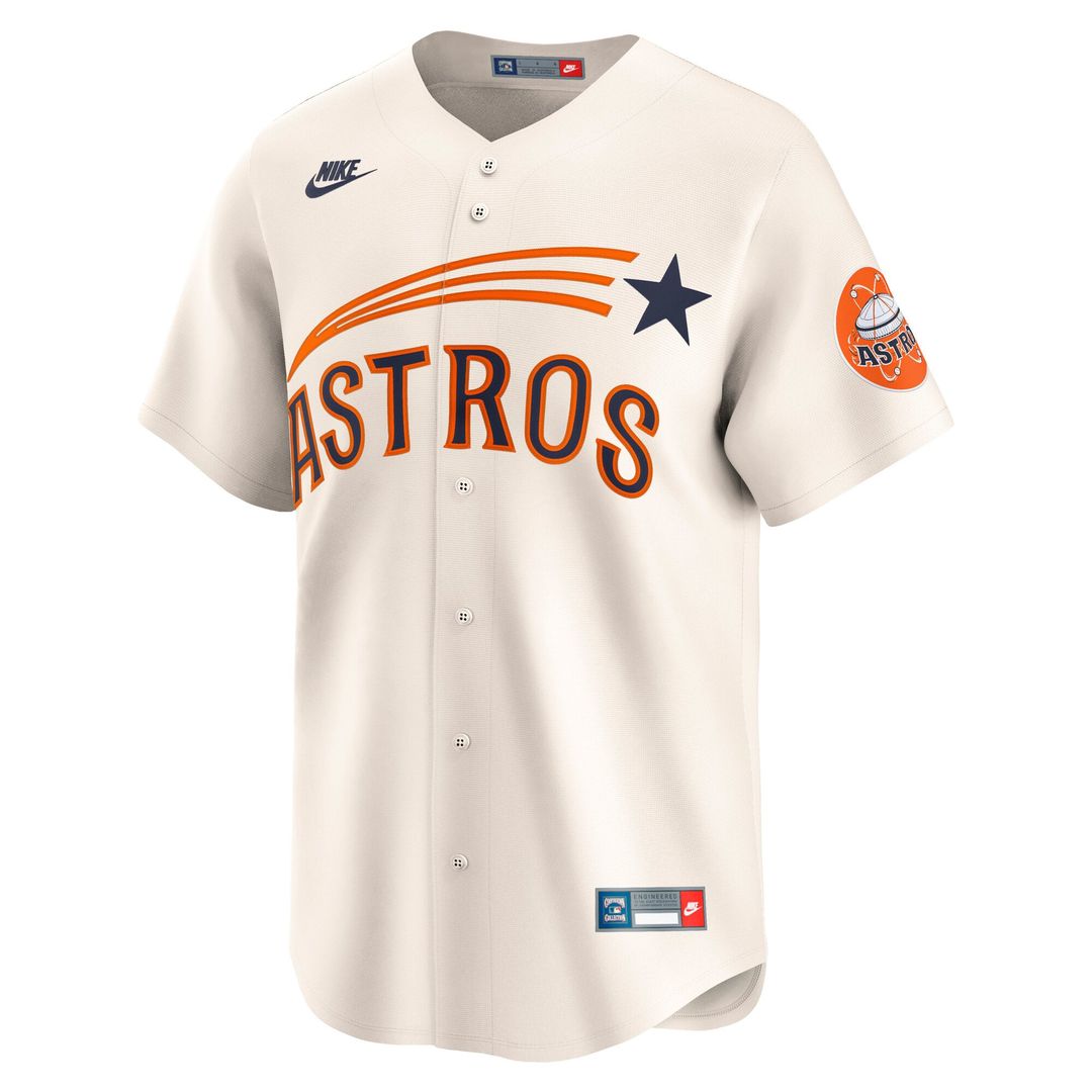 Houston Astros Cooperstown Limited Jersey — Cream