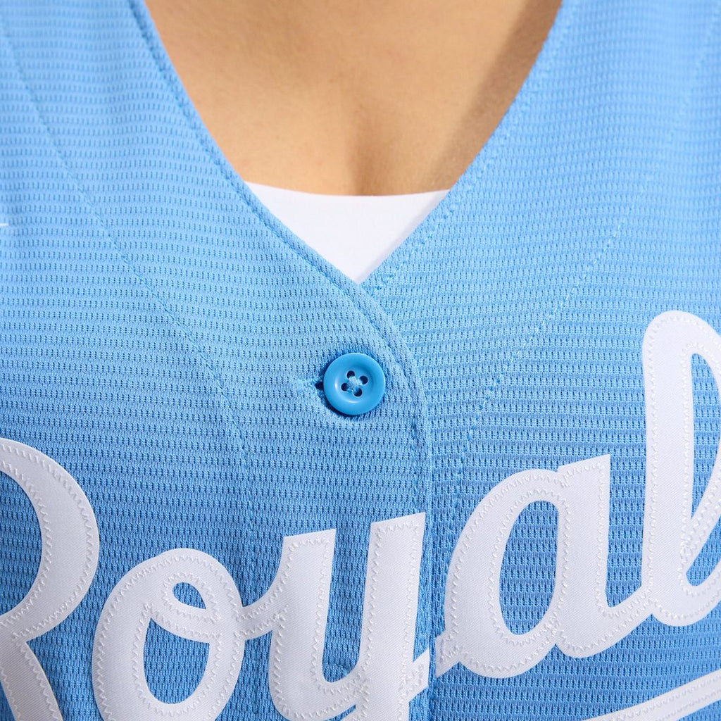 Kansas City Royals Women's Alternate Replica Team Logo Jersey — Light Blue