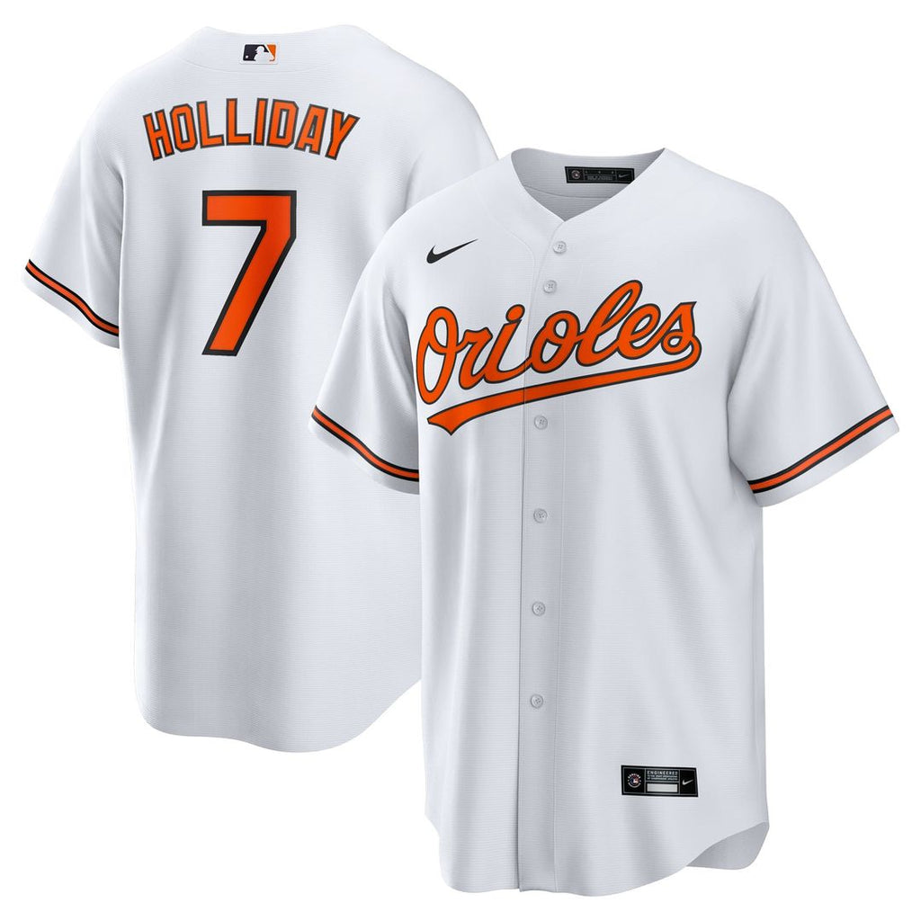 Baltimore Orioles Jackson Holliday Home Replica Jersey — White