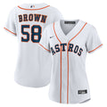 Houston Astros Hunter Brown Women's Home Replica Jersey — White