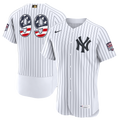 New York Yankees Aaron Judge USA 250 Fourth of July Home Authentic Jersey — White
