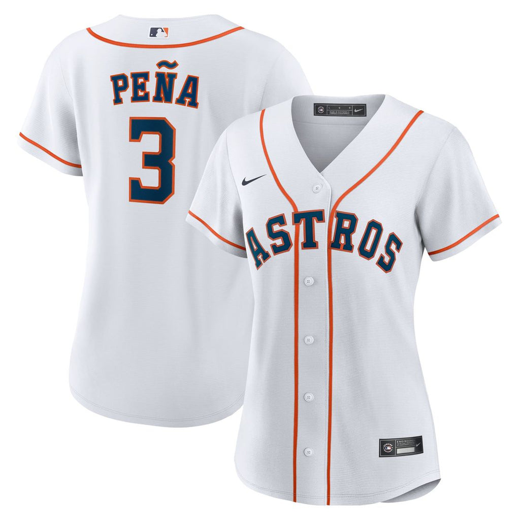 Houston Astros Jeremy Peña Women's Home Replica Jersey — White