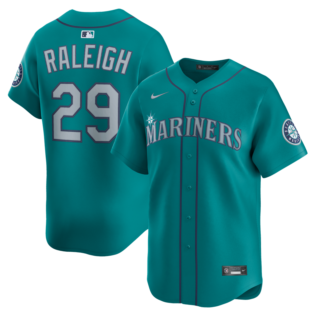 Seattle Mariners Cal Raleigh Home Limited Jersey — White