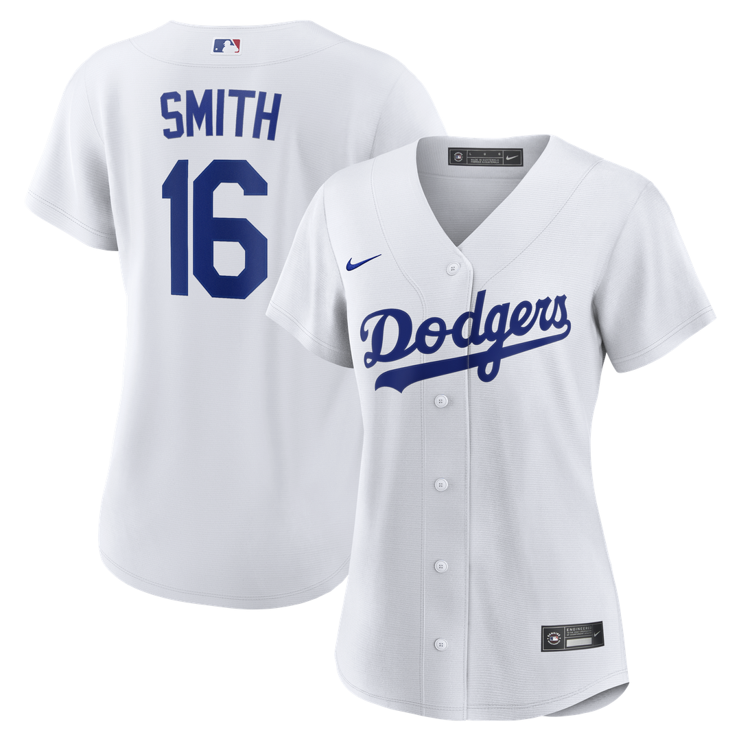Los Angeles Dodgers Will Smith Women's Home Replica Jersey — White
