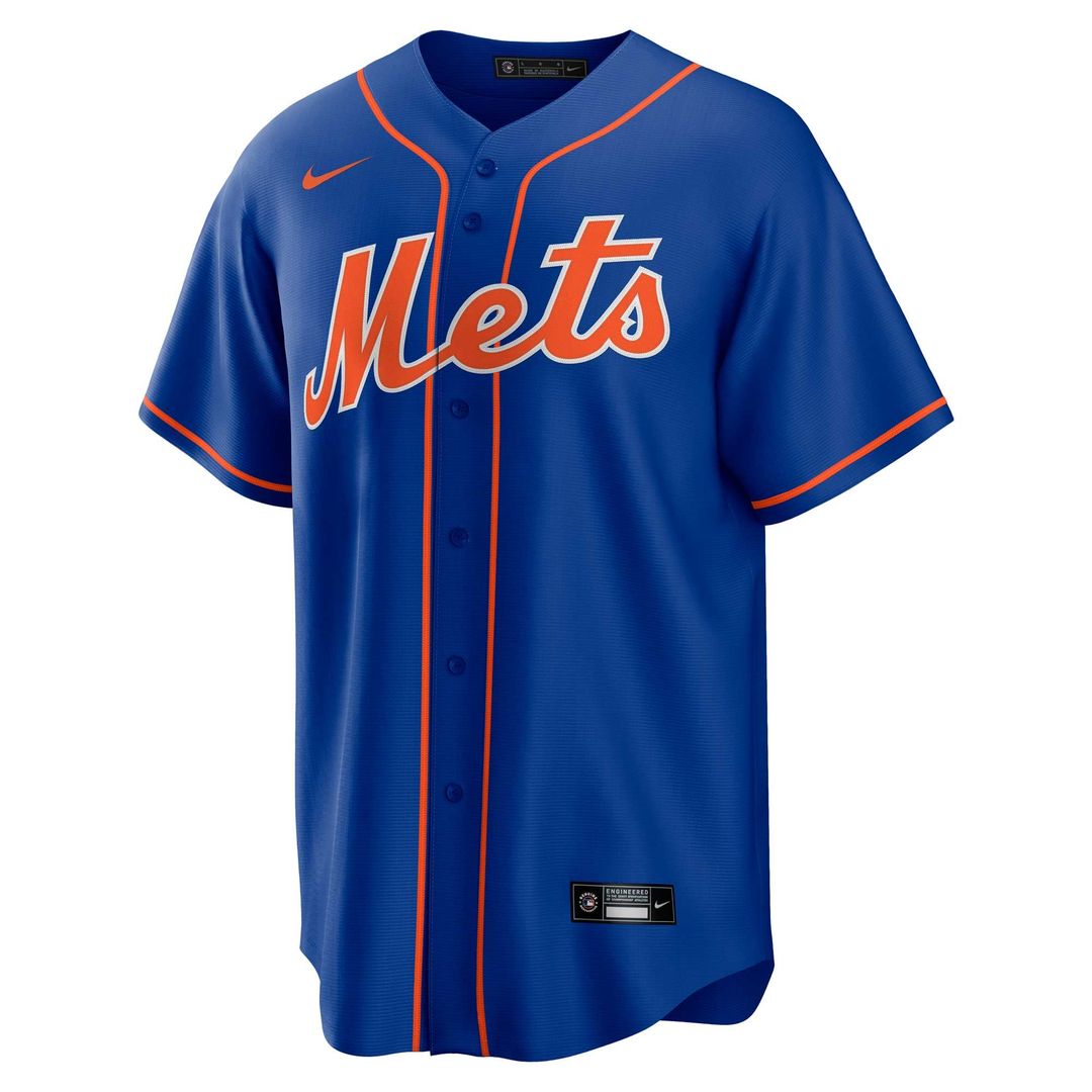 New York Mets Darryl Strawberry Alternate Replica Jersey — Royal