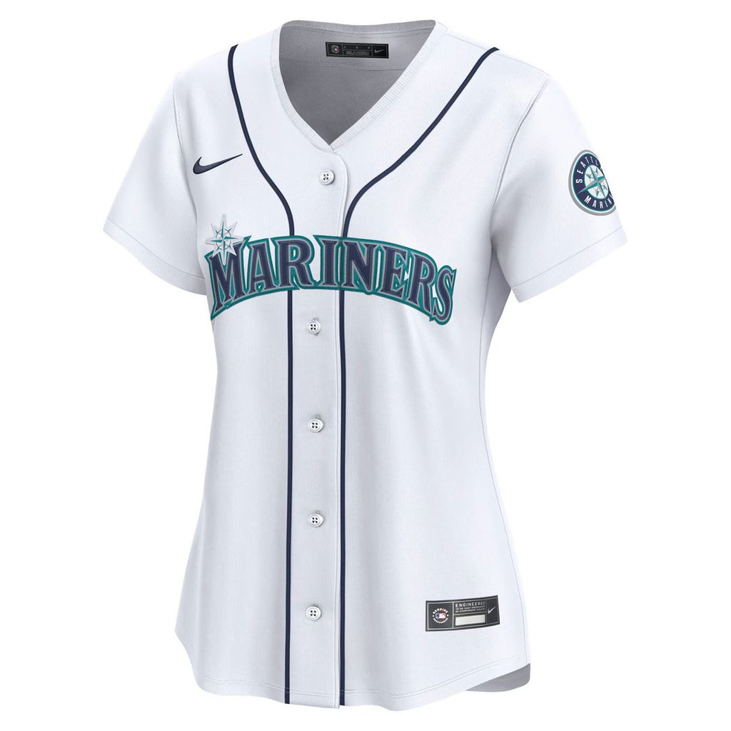 Seattle Mariners Cal Raleigh Women's Home Limited Jersey — White