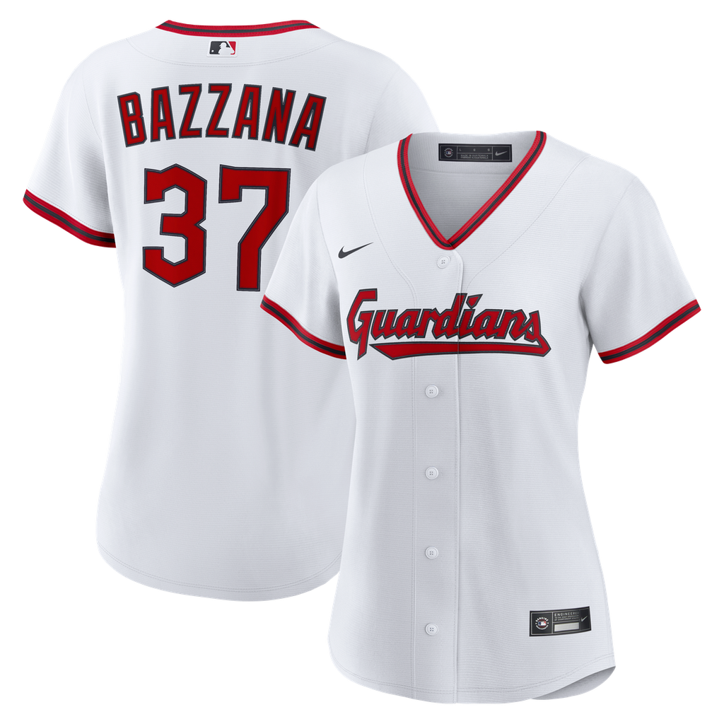 Cleveland Guardians Travis Bazzana Women's Home Replica Jersey — White