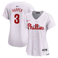 Philadelphia Phillies Bryce Harper Women's Home Limited Jersey — White