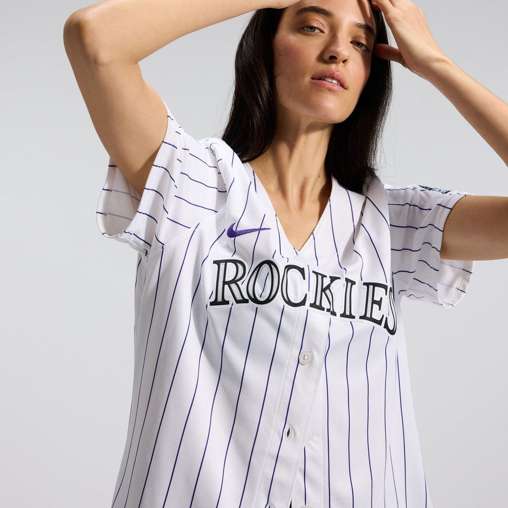Colorado Rockies Women's Home Limited Jersey — White