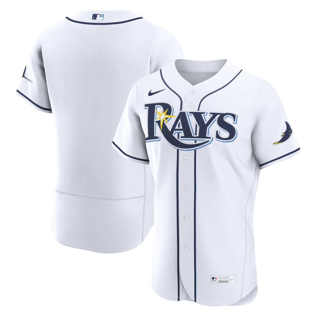 Tampa Bay Rays Home Authentic Jersey — White