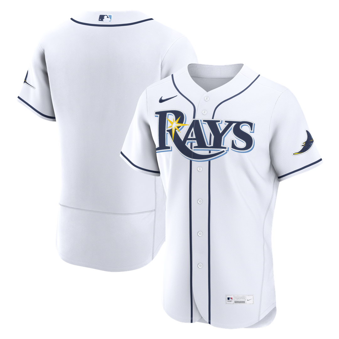 Tampa Bay Rays Home Authentic Jersey — White