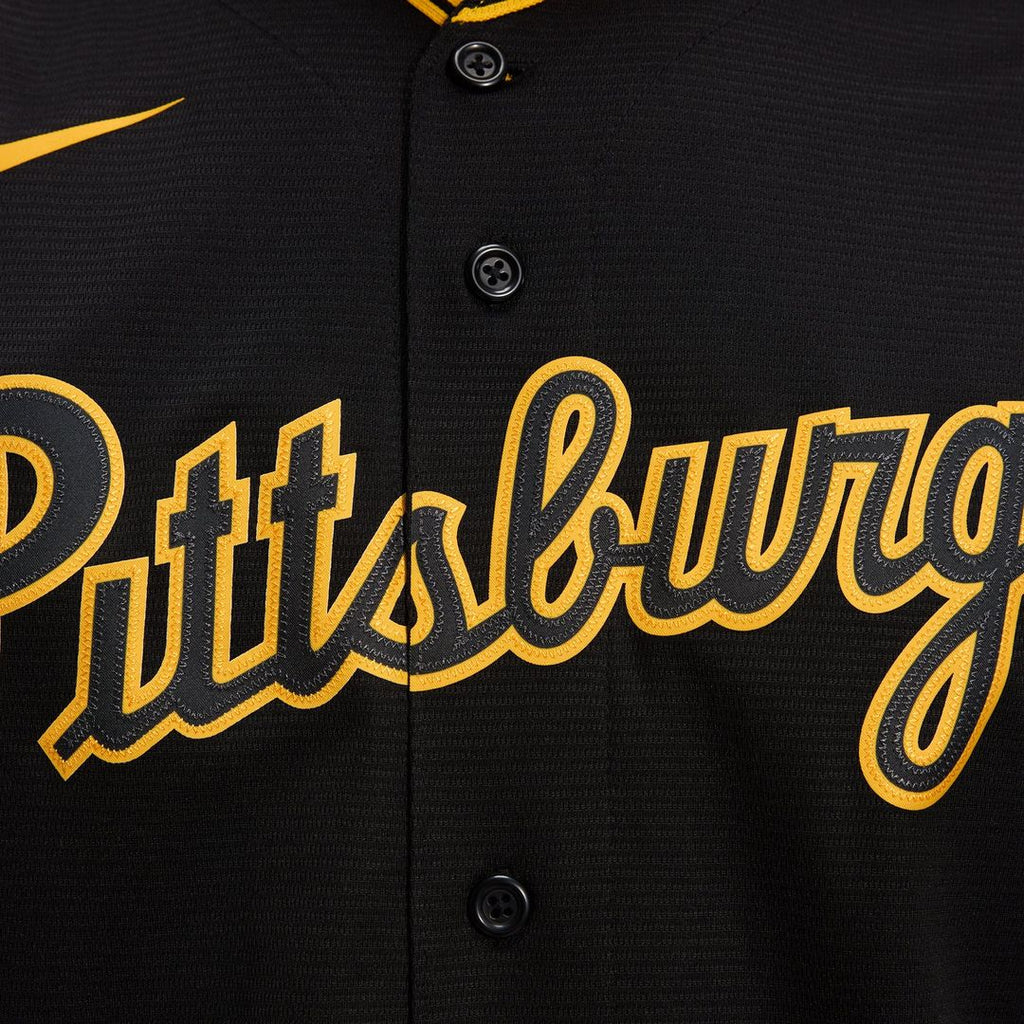 Pittsburgh Pirates Alternate Replica Team Jersey — Black