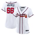 Atlanta Braves Grant Holmes Women's Home Replica Jersey — White