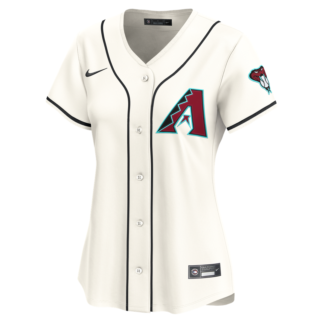 Arizona Diamondbacks Women's Home Limited Jersey — Cream