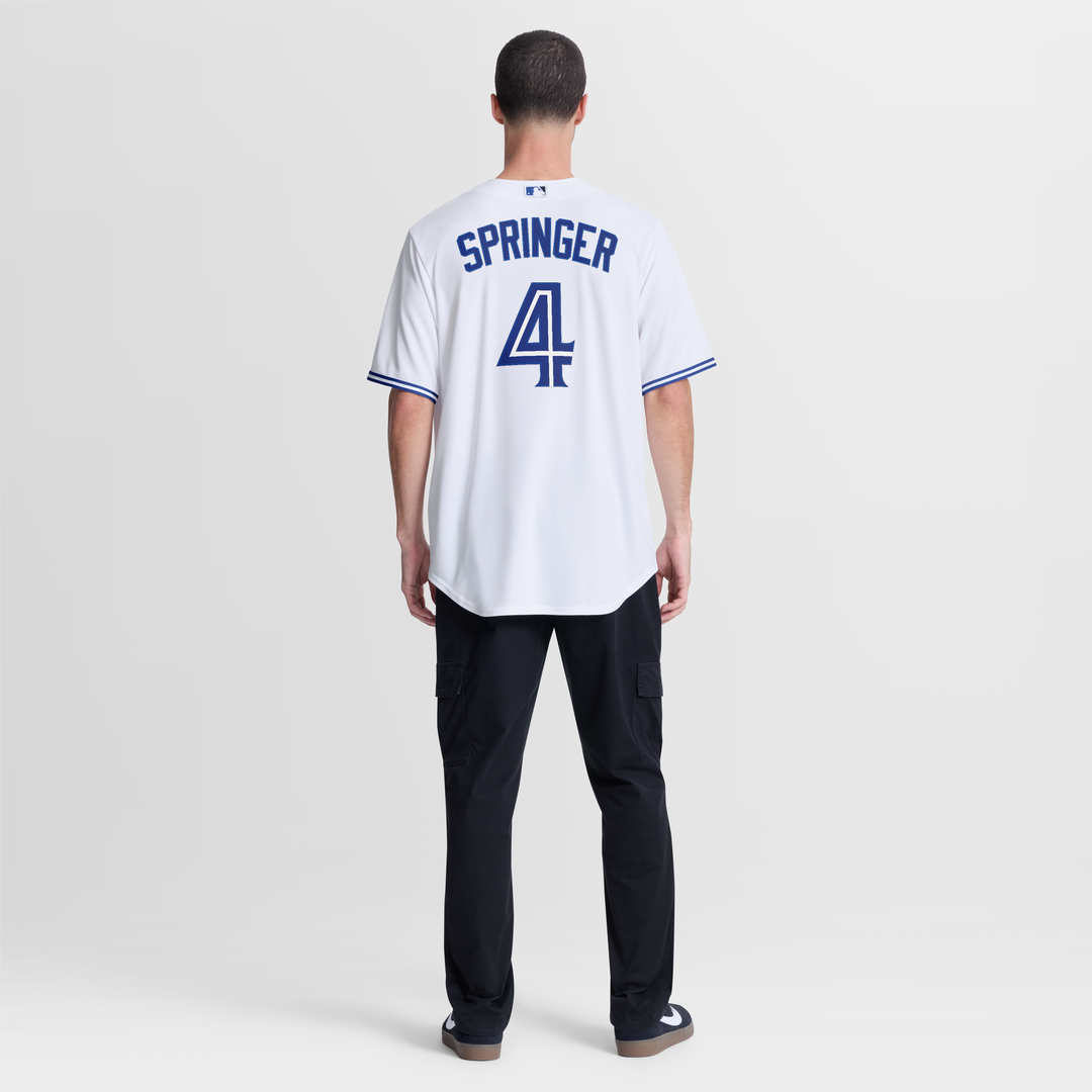 Toronto Blue Jays George Springer Home Replica Jersey — White