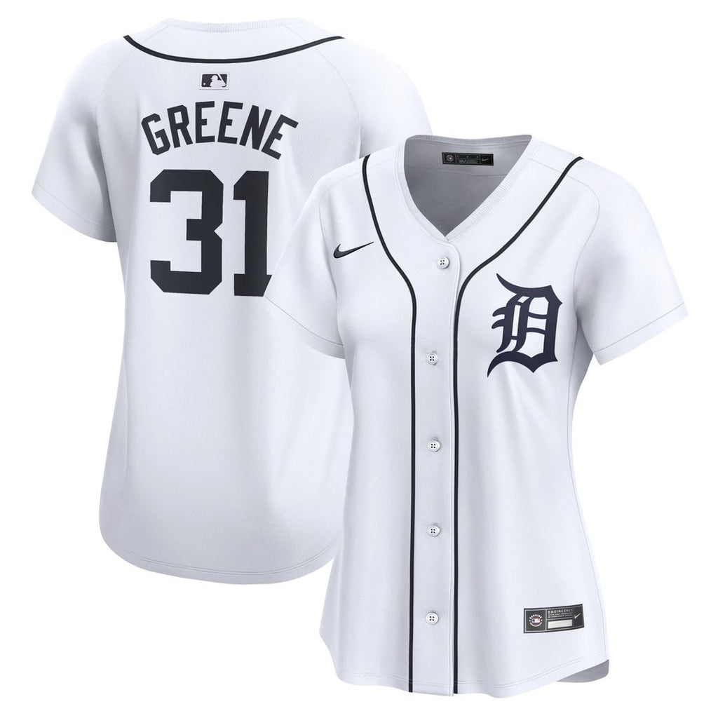 Detroit Tigers Riley Greene Women's Home Limited Jersey — White