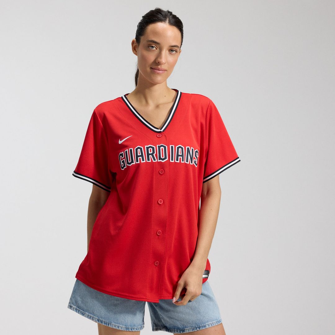 Cleveland Guardians Women's Alternate 2 Replica Jersey — Red