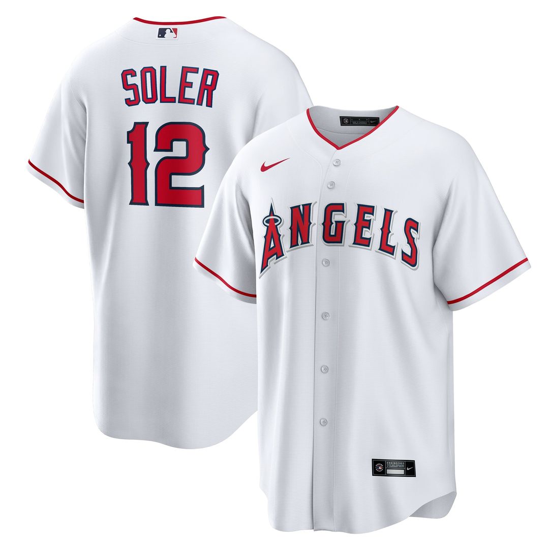 Los Angeles Angels Jorge Soler Home Replica Jersey — White