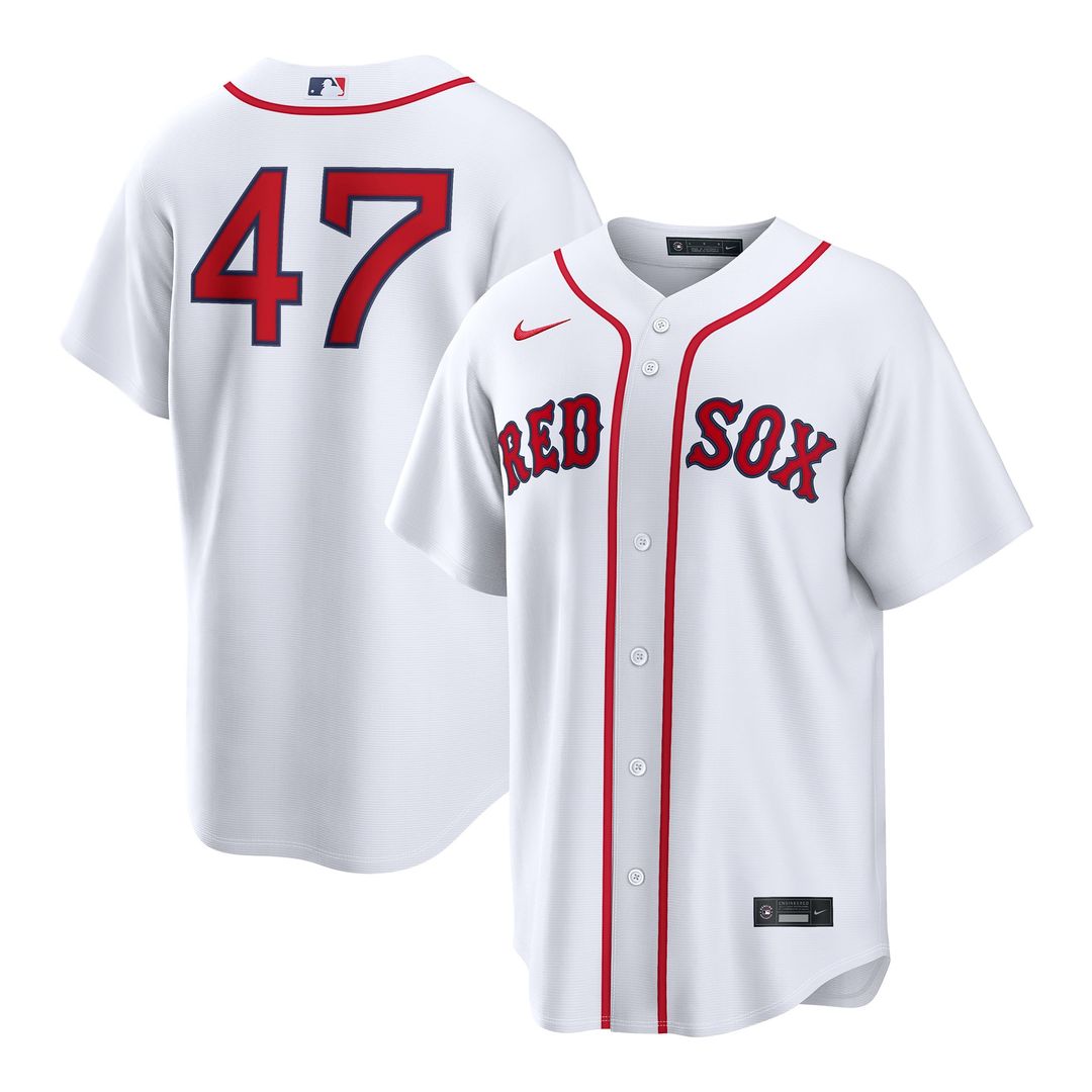 Boston Red Sox Jovani Moran Home Replica Jersey — White