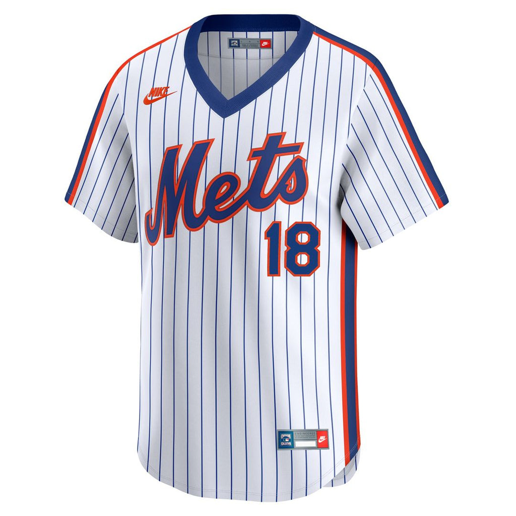 New York Mets Darryl Strawberry Throwback Cooperstown Limited Jersey — White