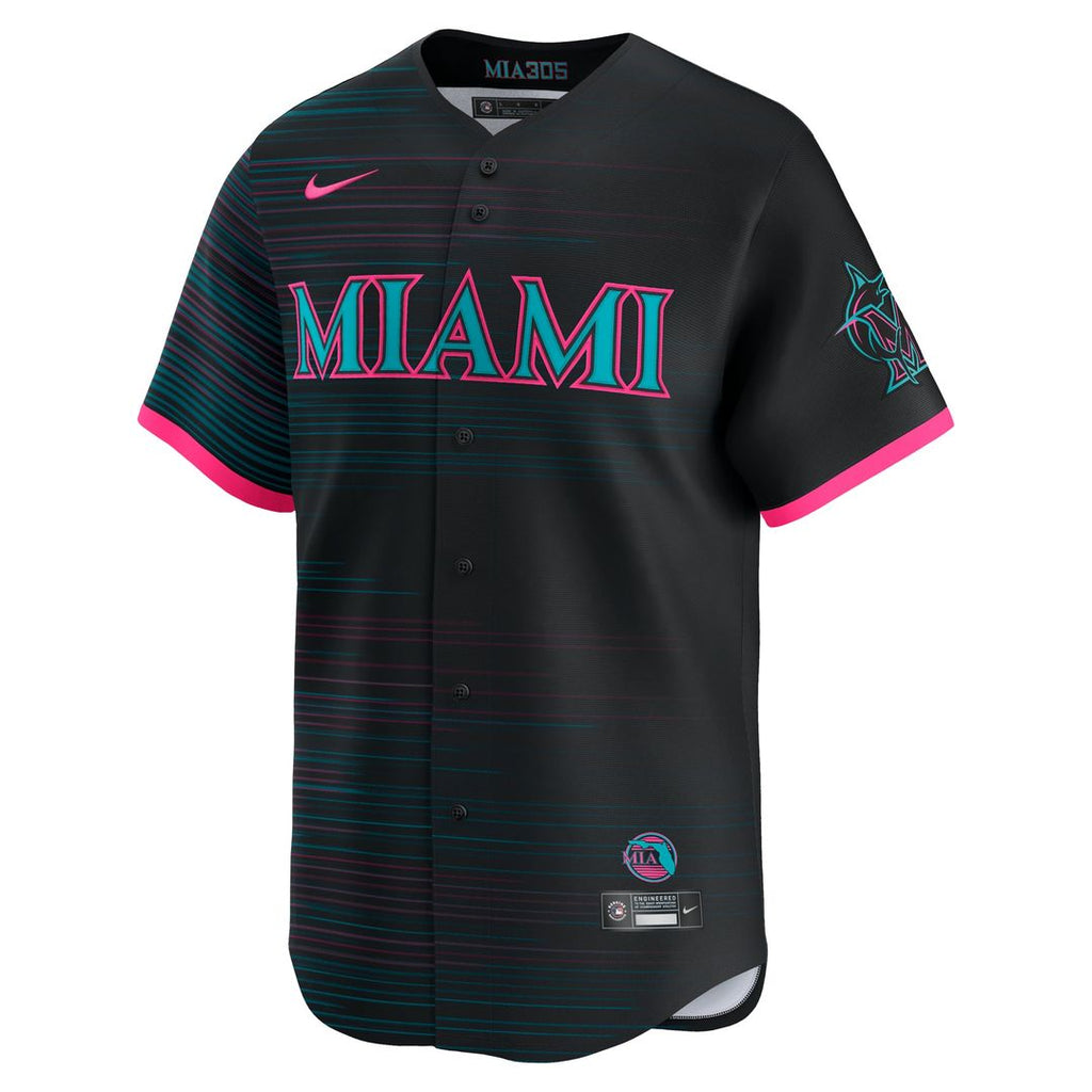 Miami Marlins 2025 City Connect Limited Jersey — Black